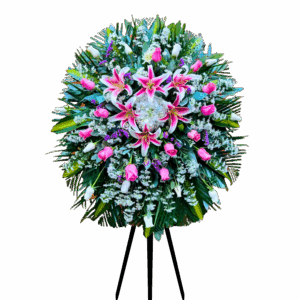 Corona Fúnebre Fucsia