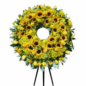 Corona Fúnebre Girasol