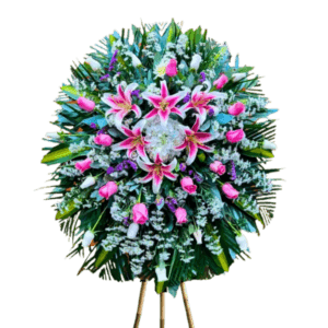 Corona Fúnebre Fucsia